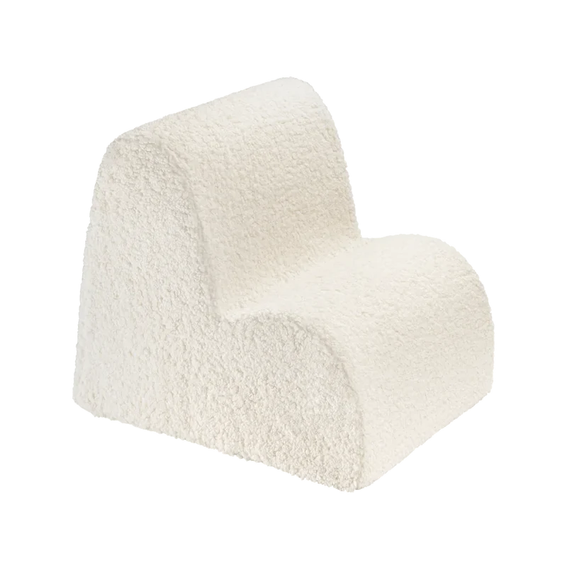 Silla Infantil Nube de Borreguillo Blanca Crema