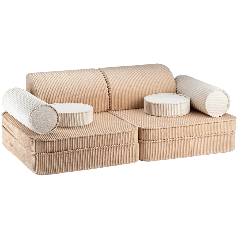 Sofá Infantil de Pana Beige