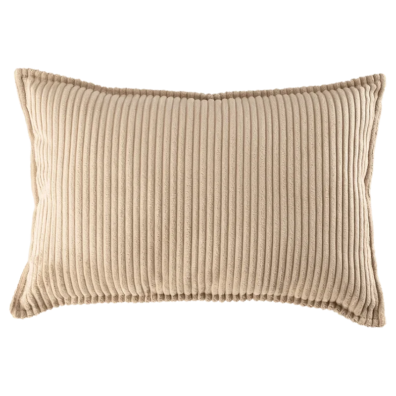 Cojín Rectangular de Pana Beige