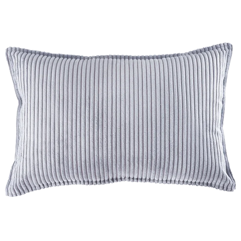 Cojín Rectangular de Pana Azul