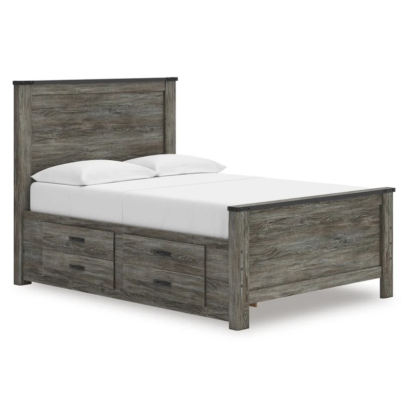 Signature Design by Ashley Frandern B4480B24 Full Panel Bed with Storage