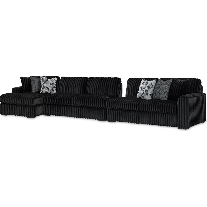 Signature Design by Ashley Midnight-Madness 98103S10 3 pc Sectional with Chaise