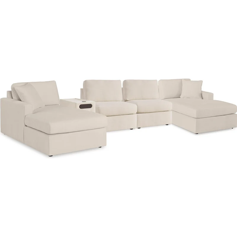 Signature Design by Ashley Modmax 92103S70 5 pc Sectional with Audio Console