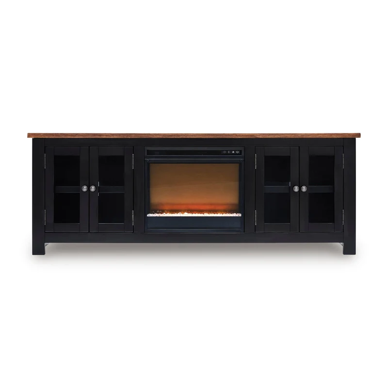 Signature Design by Ashley Wildenauer W664W2 76" TV Stand with Electric Fireplace