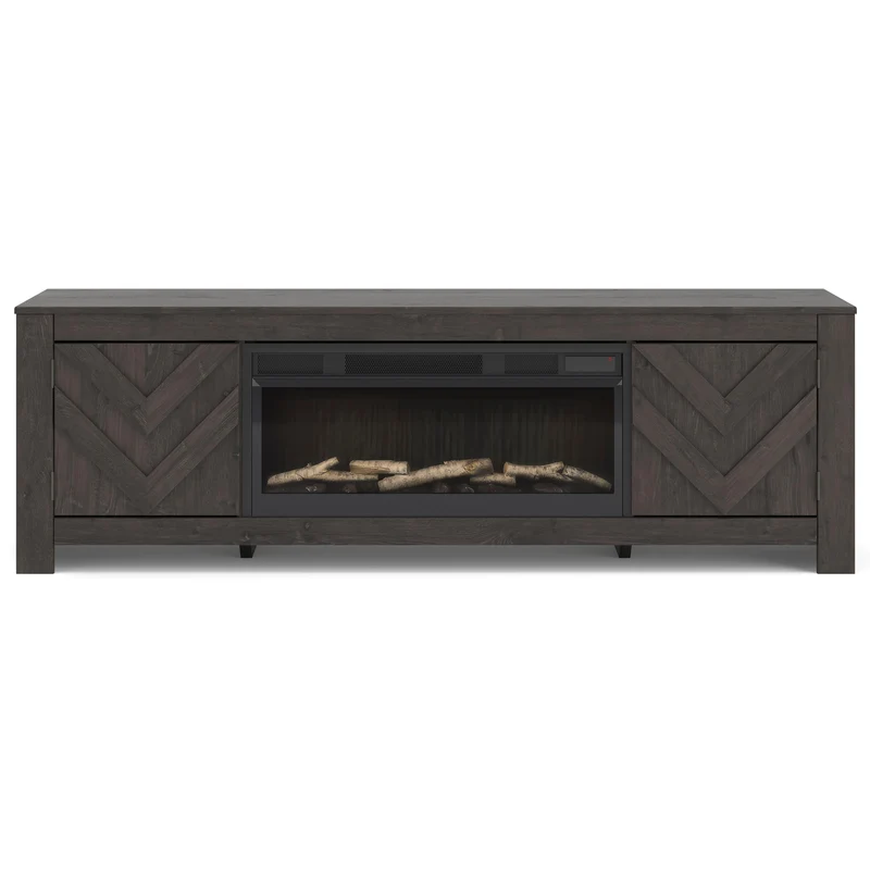 Signature Design by Ashley Cayboni W3789W1 71" TV Stand with Electric Fireplace