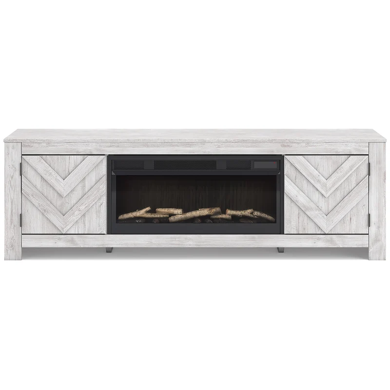 Signature Design by Ashley Cayboni W3788W1 71" TV Stand with Electric Fireplace