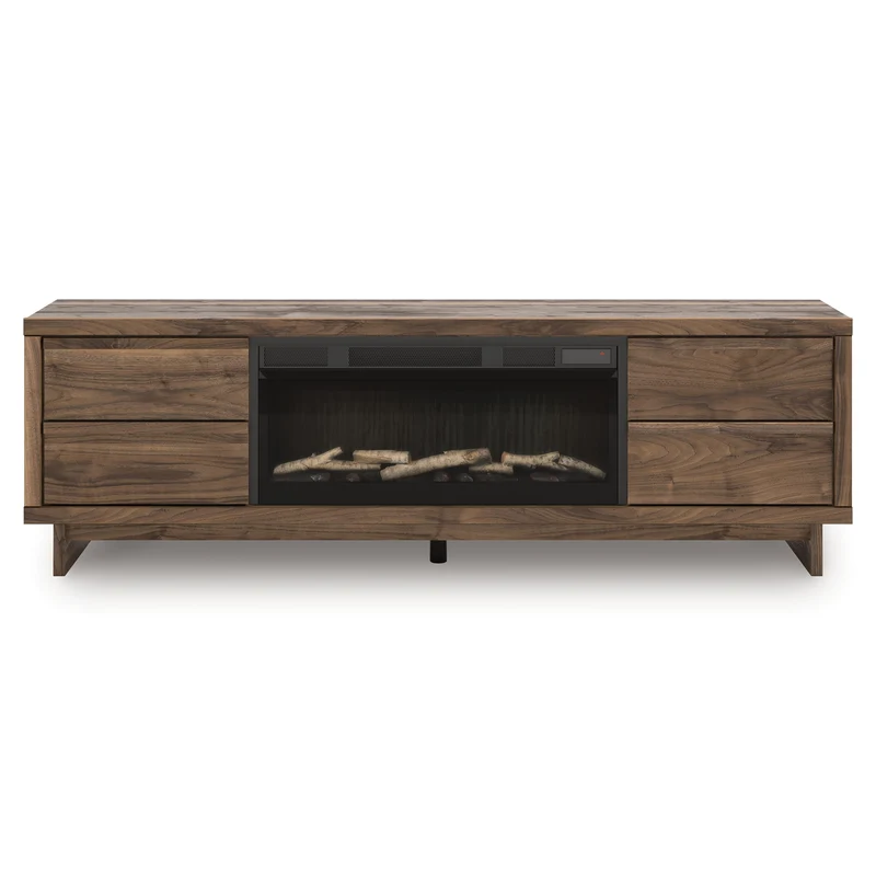 Signature Design by Ashley Zadilyn W3367W1 72" TV Stand with Electric Fireplace