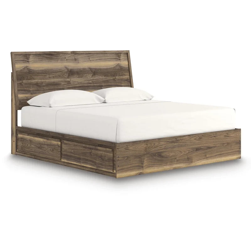 Signature Design by Ashley Chirason PCB3367B14 King Panel Bed with Storage