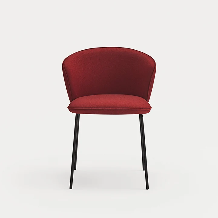Silla de Comedor Tapizada Add Roja