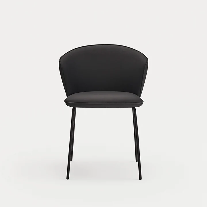 Silla de Comedor Tapizada Add Negra