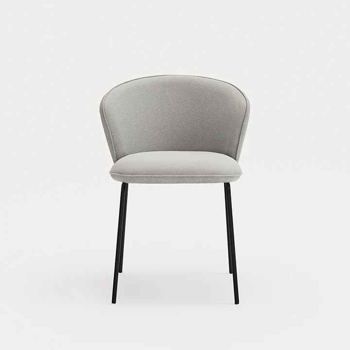 Silla de Comedor Tapizada Add Gris