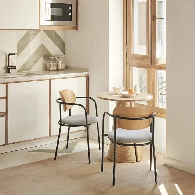 Mesa de Comedor Redonda Cep Ø 65 Roble