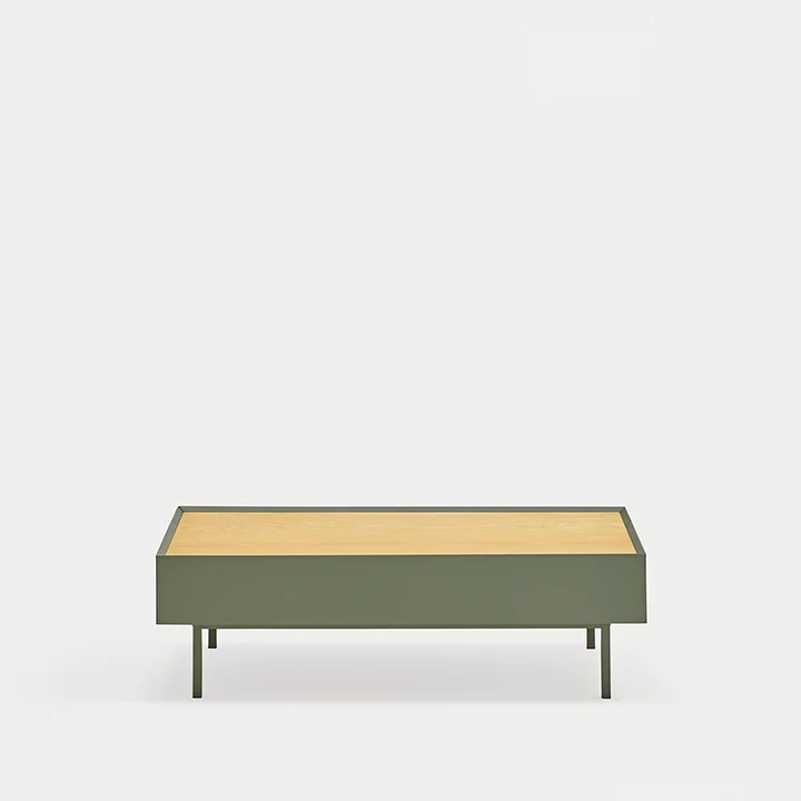 Mesa de Centro Rectangular Arista 110 Verde