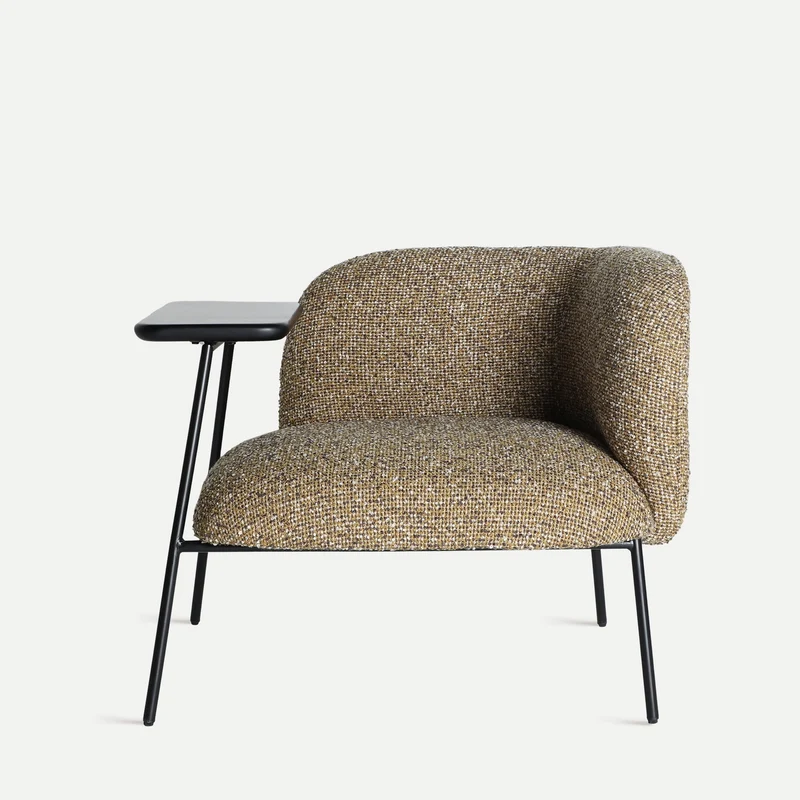 Sillón Tapizado Comporta Verde Jaspeado