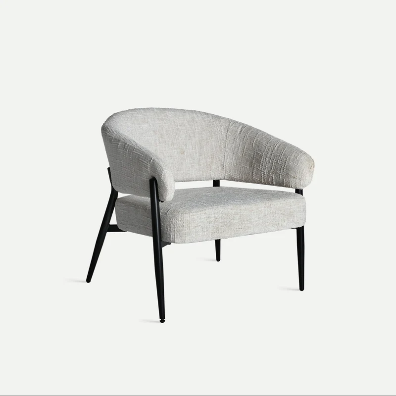 Sillón Tapizado Sers Blanco Roto
