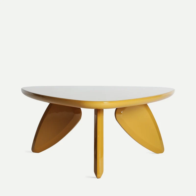 Mesa de Centro Triangular Provenza 80 Mostaza