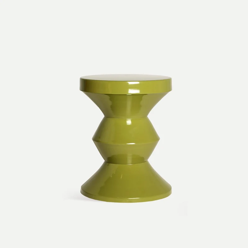 Mesa Auxiliar Redonda Zug 36 Verde
