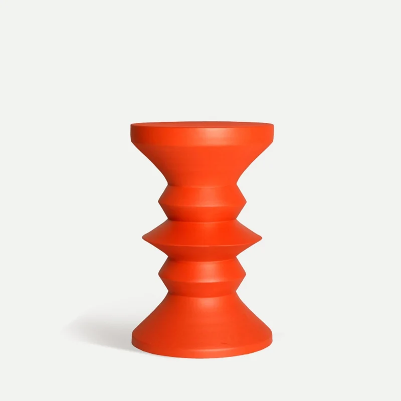 Mesa Auxiliar Redonda Thun 36 Naranja