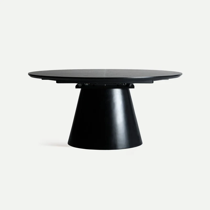 Mesa de Comedor Ovalada Extensible Lizant 160/220 Negra