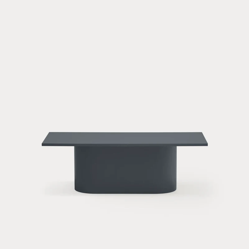 Mesa de Centro Rectangular Totem 110 Gris Antracita