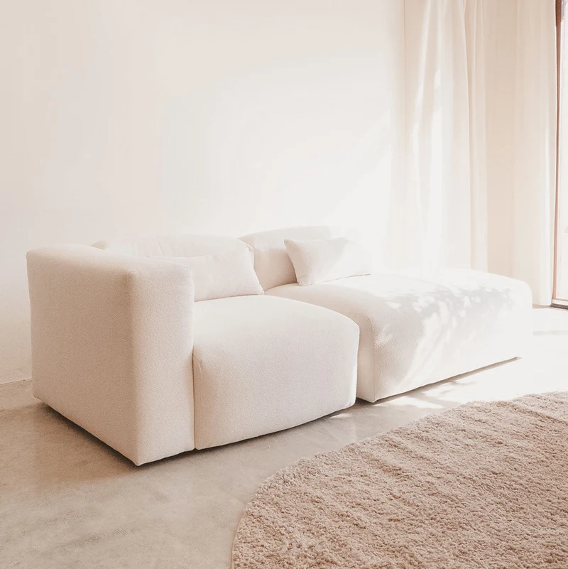 Sofá Modular Nido de Líneas Redondeadas