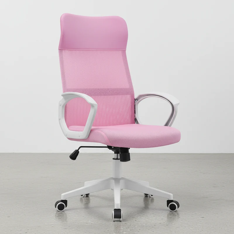 SILLA DE OFICINA ERGONOMICA EN TEJIDO 3D Y POLIPIEL CON RUEDAS DENISE