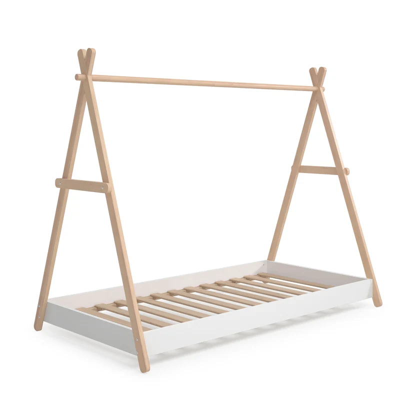 Cama Infantil Tipi Andrea 206 Blanco & Pino