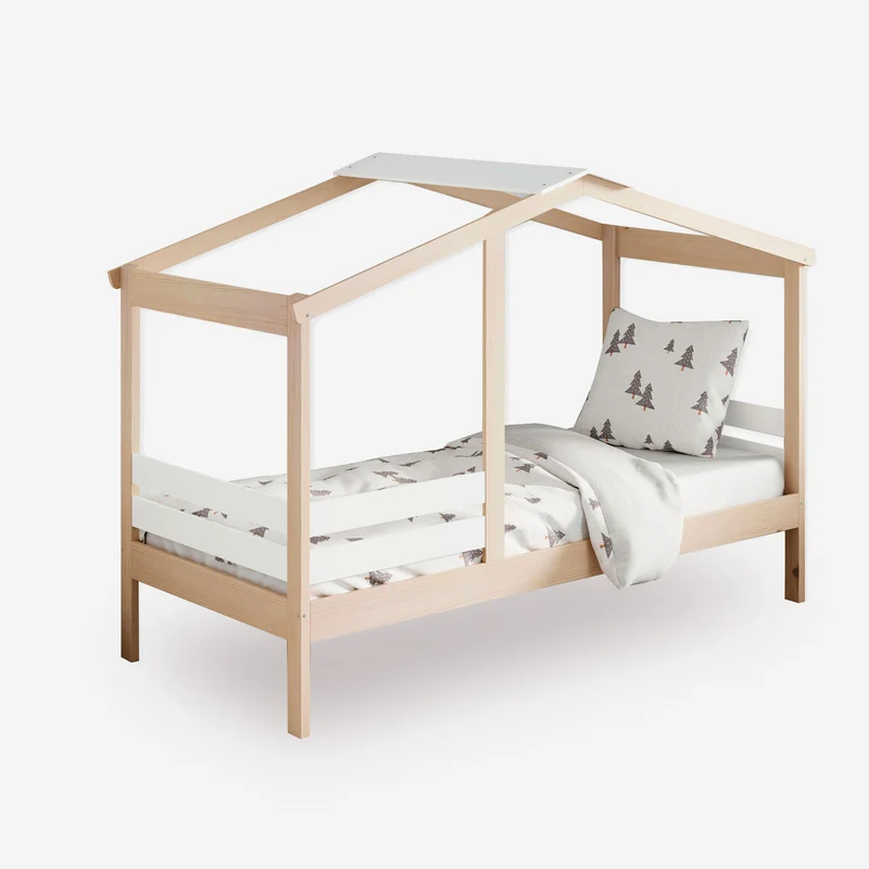 Cama Infantil Casa Alex 190 Natural