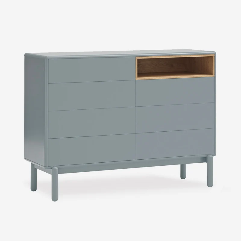 Cómoda Corvo 120 Gris Perla