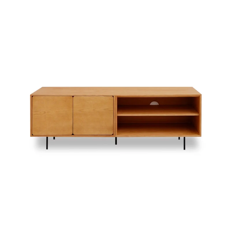 Mueble TV Penxat 160 Natural Personalizable con esquemas