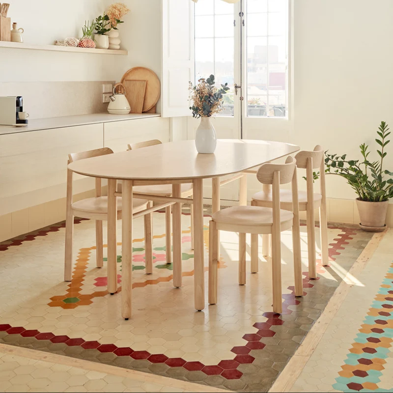 Mesa de Comedor Ovalada Junco 200