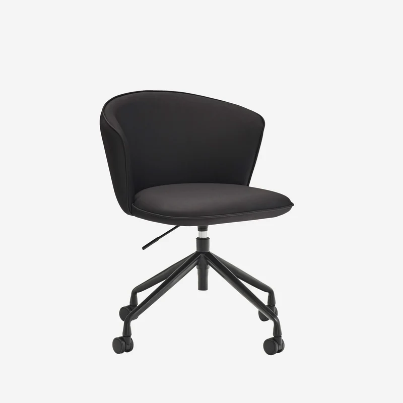 Silla Giratoria 360º ADD Negro Con Ruedas