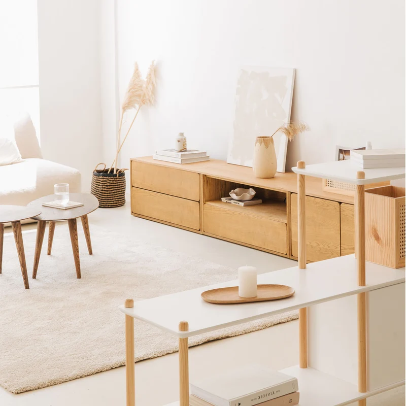 Mueble TV Penxat 240 - 3 cajones 2 puertas