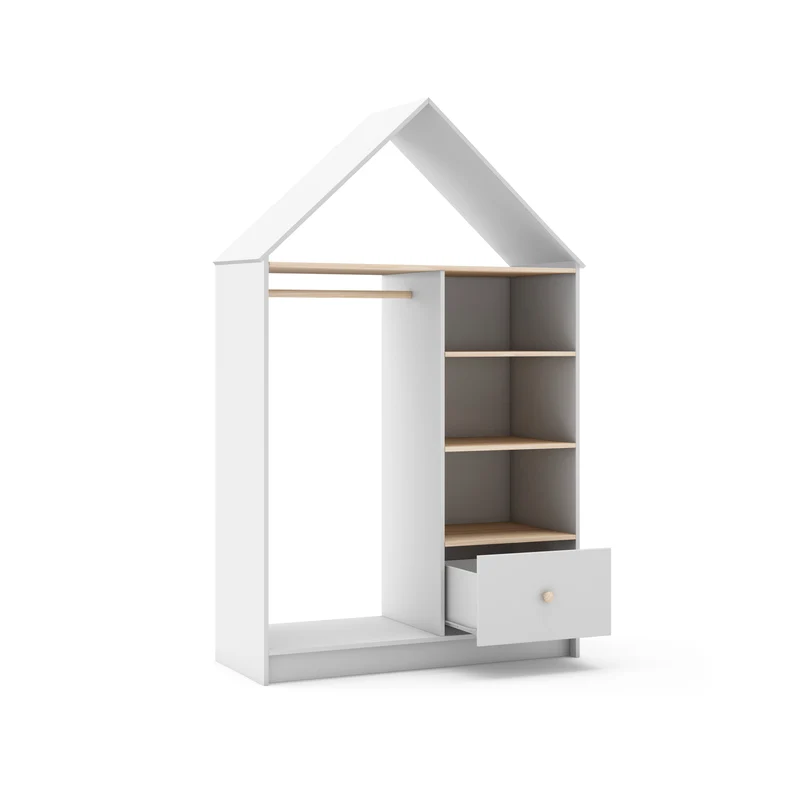 Armario Vestidor Infantil Abbie 110 Blanco