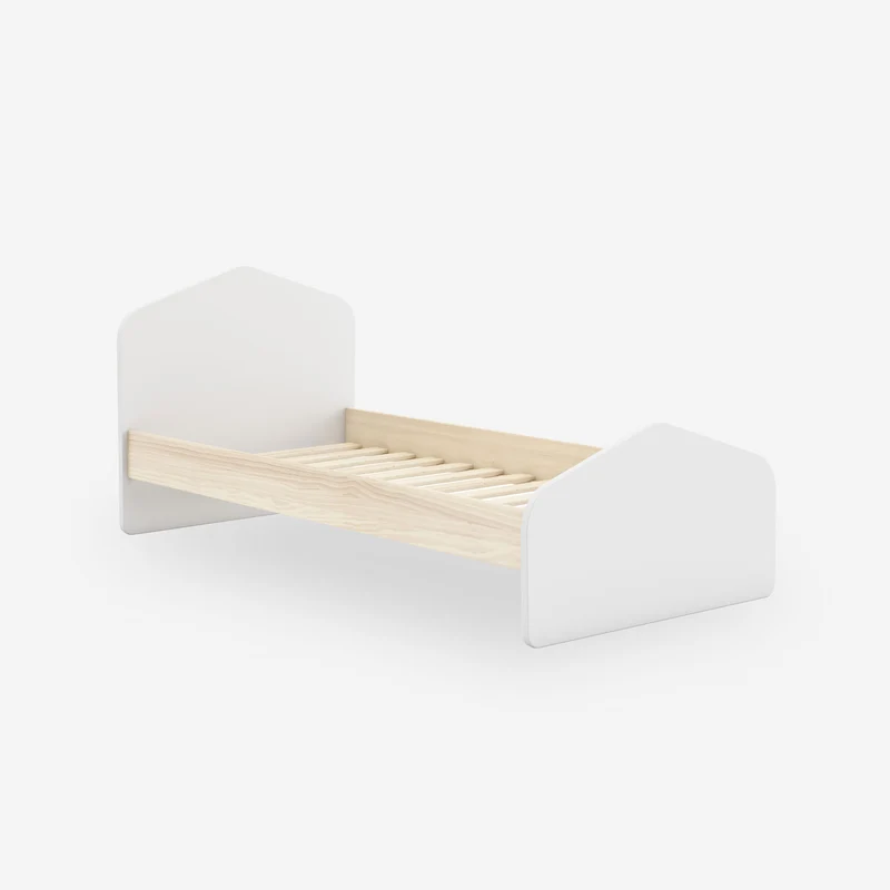 Cama Infantil Casa Laura 195 Blanco & Pino