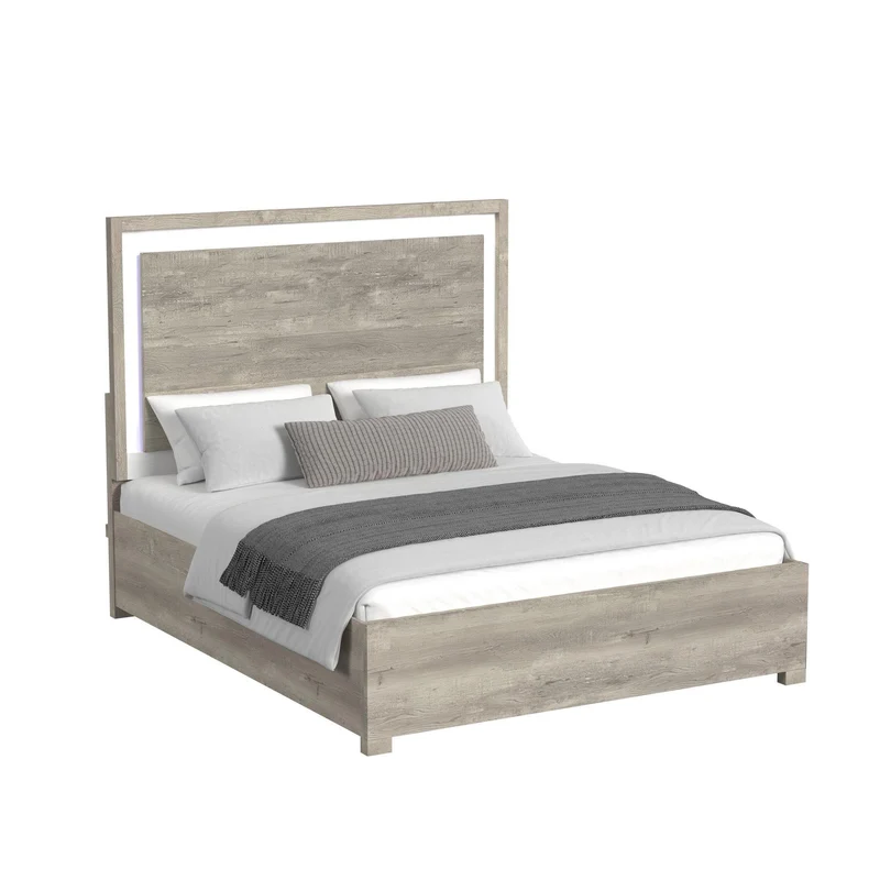 Elements International San Matteo B-16010-7-KBL King Bed