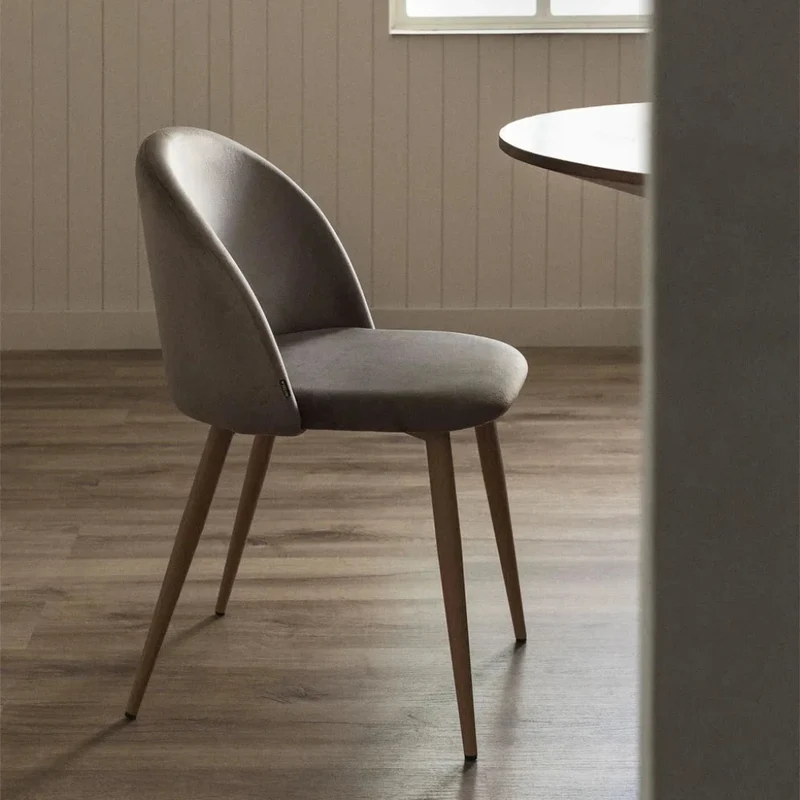 PACK 4 SILLAS DE COMEDOR TAPIZADA TELA VELVET KAREN