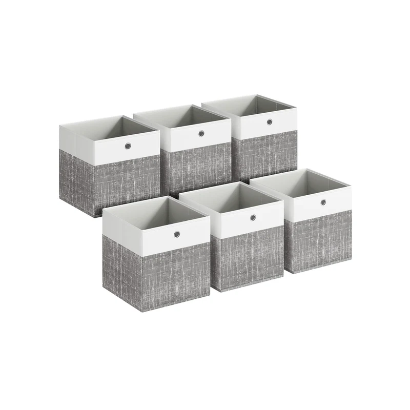 Cajas de almacenamiento plegables para estantería tipo cubo