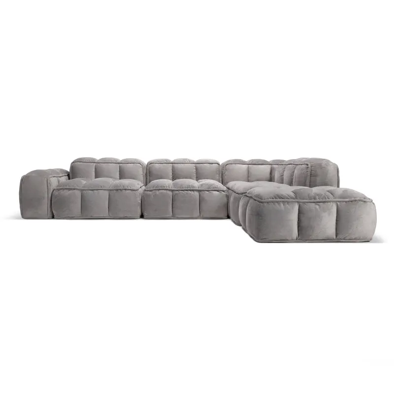 Malbec Modular Sofa 5 Seater Longchair High armrests