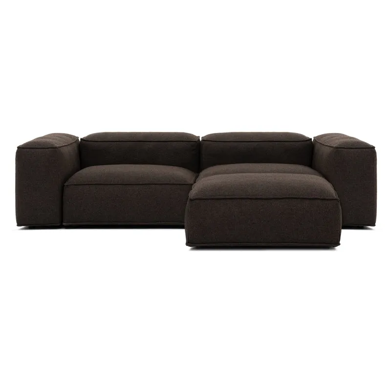 Merlot Modular Corner Sofa 3-Seater Longchair High armrests