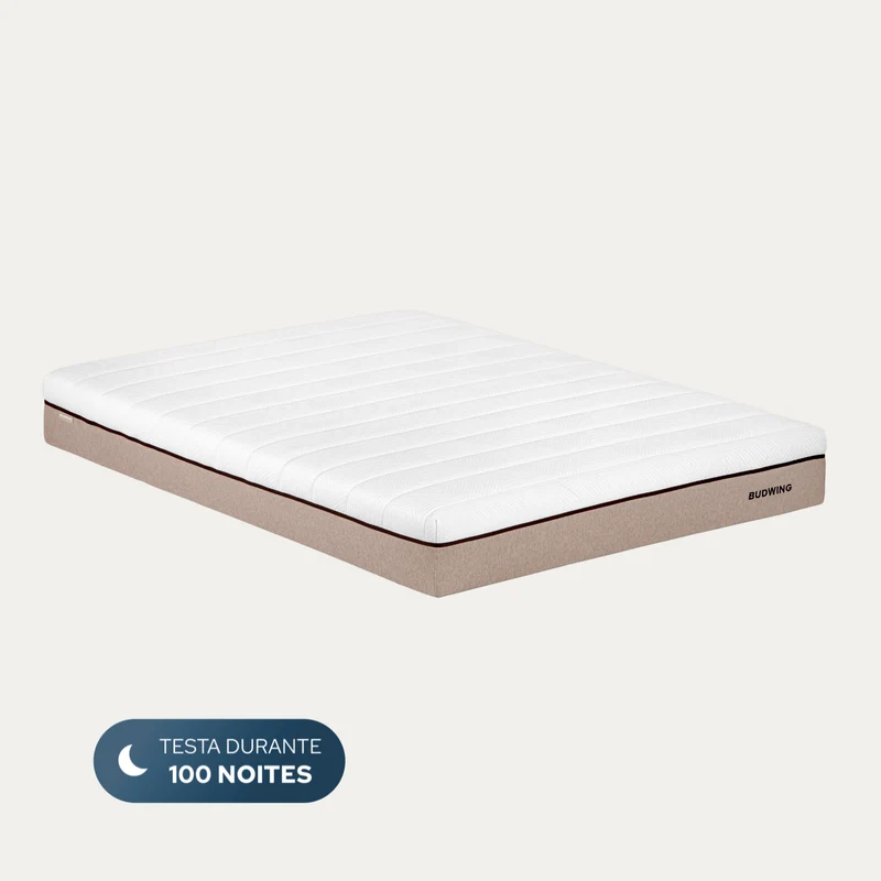 Colchão de Molas Ensacadas com Espuma Viscoelástica + Espuma de Alta Resiliência - Hybrid Max