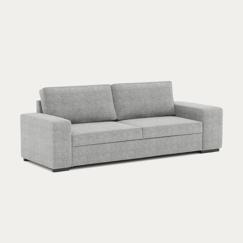 Sofá-Cama 3 Lugares + 2 Puffs - Avery