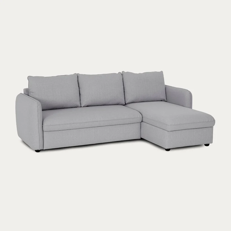 Sofá-Cama 4 Lugares - Sistema Easybed - Com Chaise Longue Reversível - Vogue