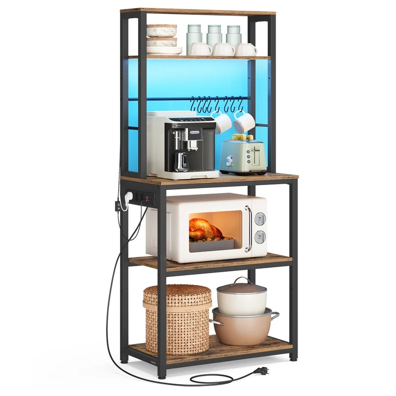 Estantería de Cocina con LED