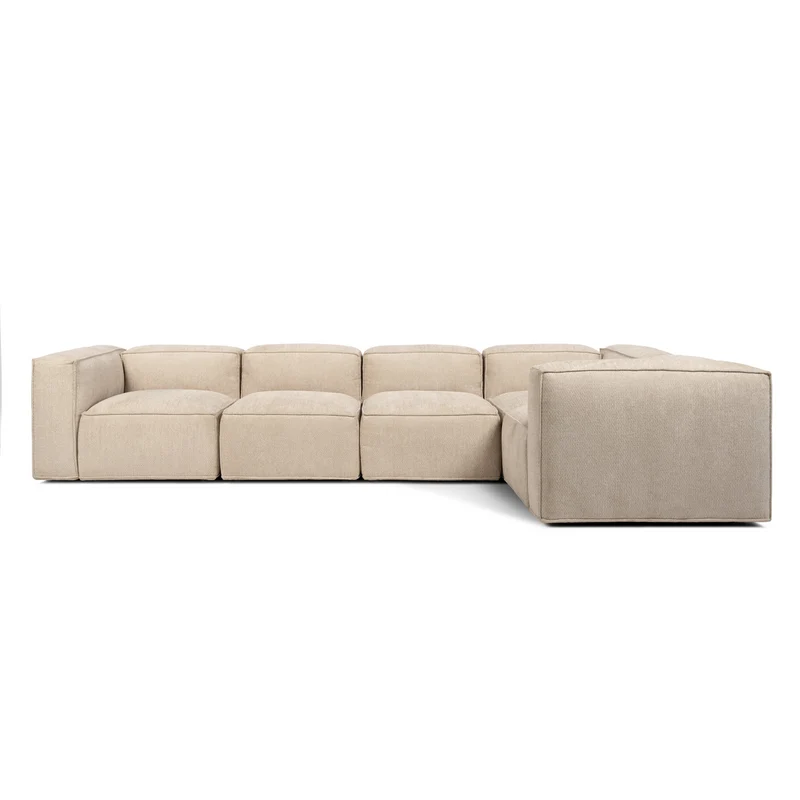 PINOT Corner Sofa – 5 Seater, One High Armrest