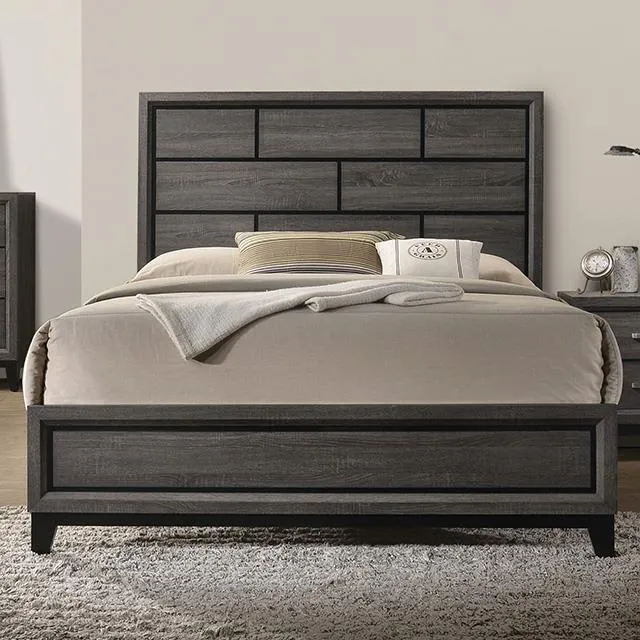 Furniture of America Errico FM7215GY-T-BED Twin Bed