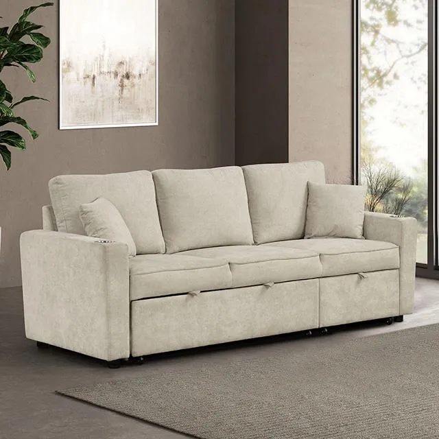 Furniture of America Kendal FM6965BG-SF-PK Sleeper Sofa Sectional