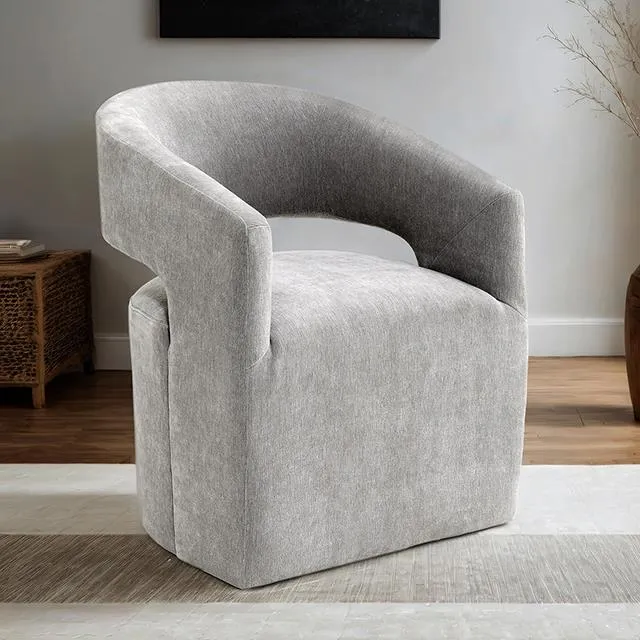 Furniture of America Tresa FM-AC3002LG Arm Chair with Casters