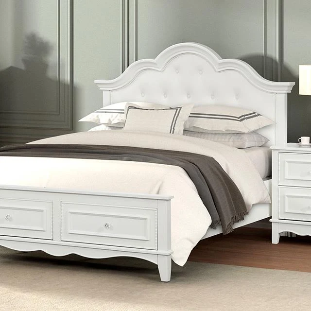 Furniture of America Naucalpan FM7456WH-T-BED Twin Storage Bed
