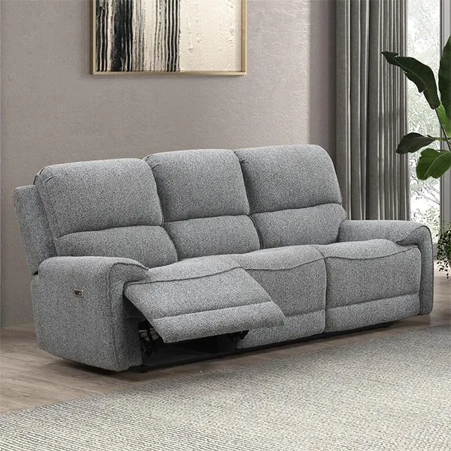 Furniture of America Morcote FM62001GY-SF-PM Power Sofa